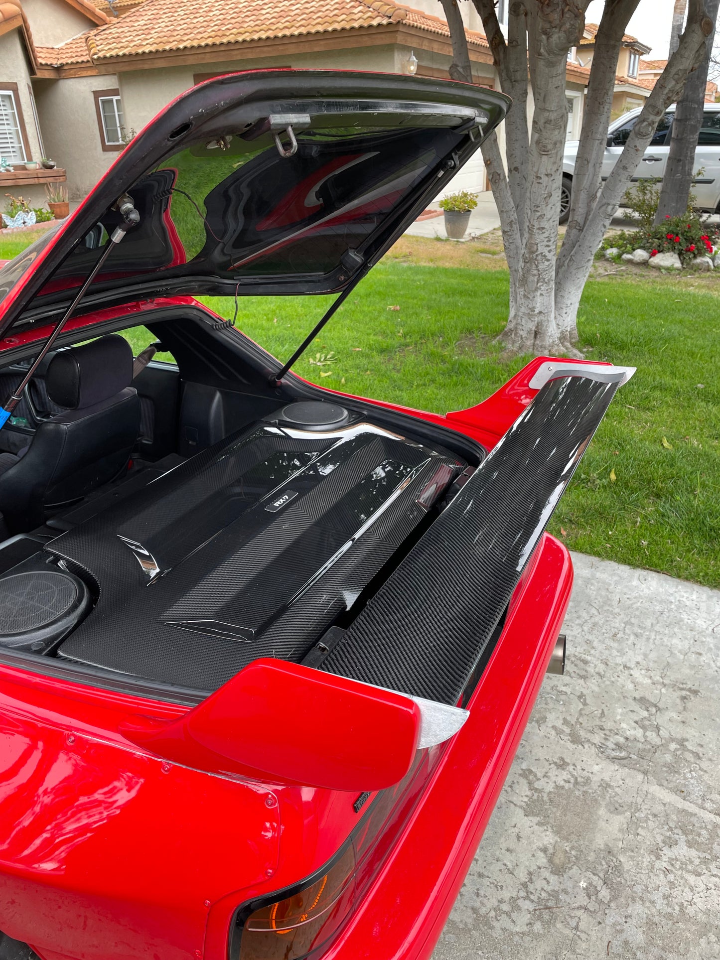 Rx7 fc protokraft carbon fiber cargo cover