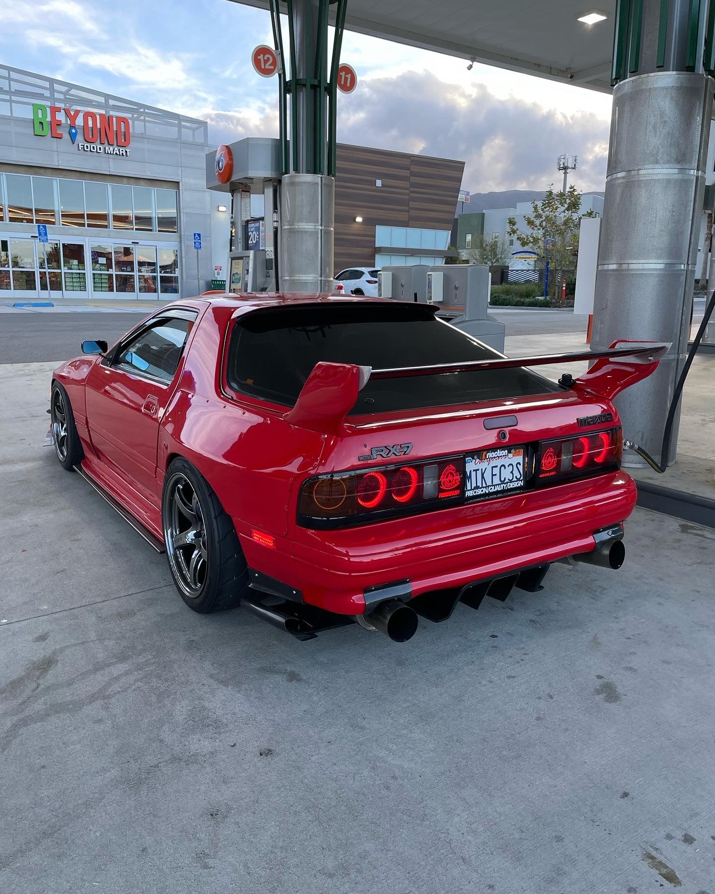 Rx7 Fc Kstyle Single CF blade spoiler