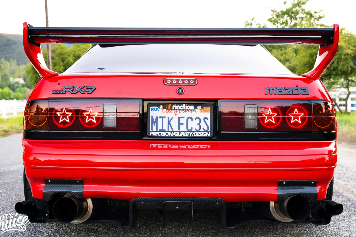 Rx7 Fc carbon fiber diffuser