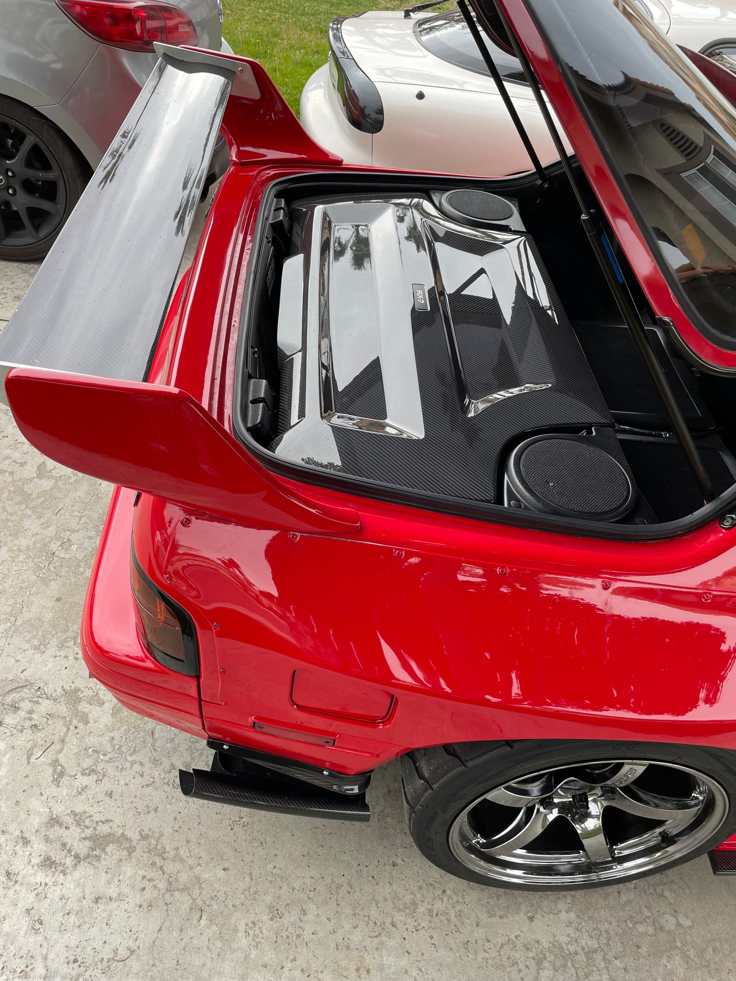 Rx7 fc protokraft carbon fiber cargo cover