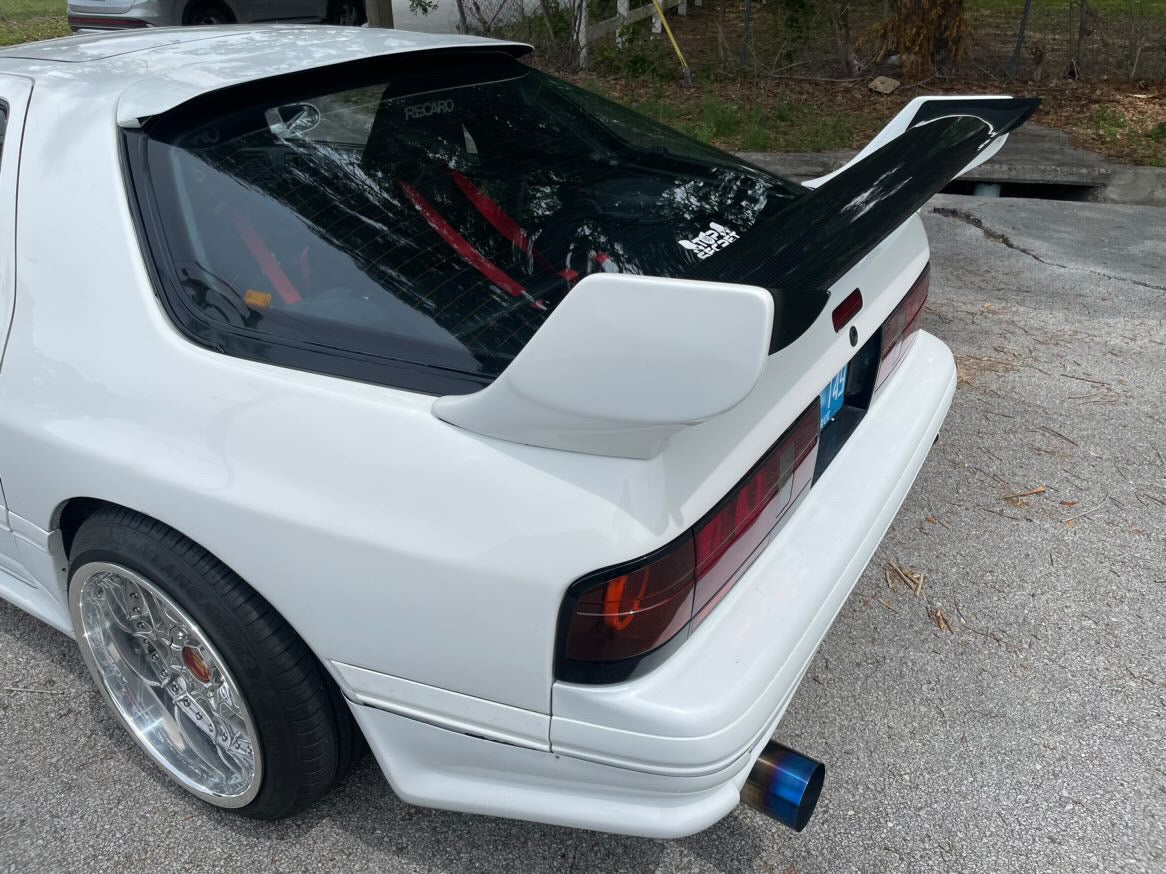 Rx7 Fc Kstyle Single CF blade spoiler