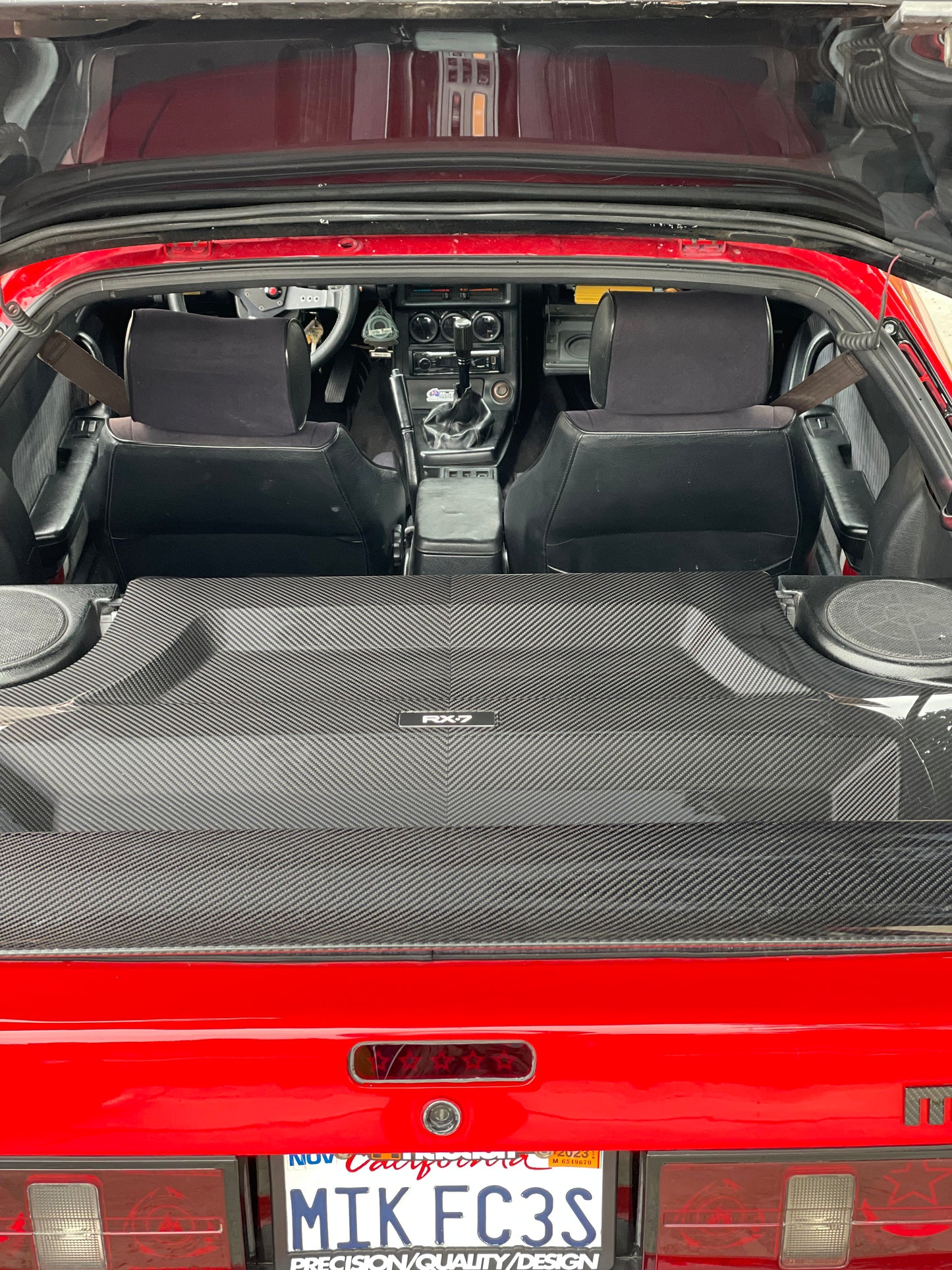 Rx7 fc protokraft carbon fiber cargo cover
