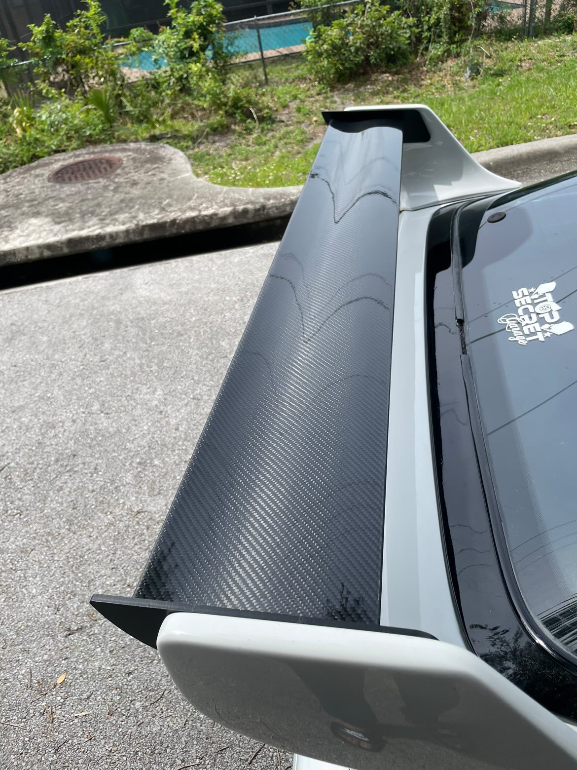 Rx7 Fc Kstyle Single CF blade spoiler