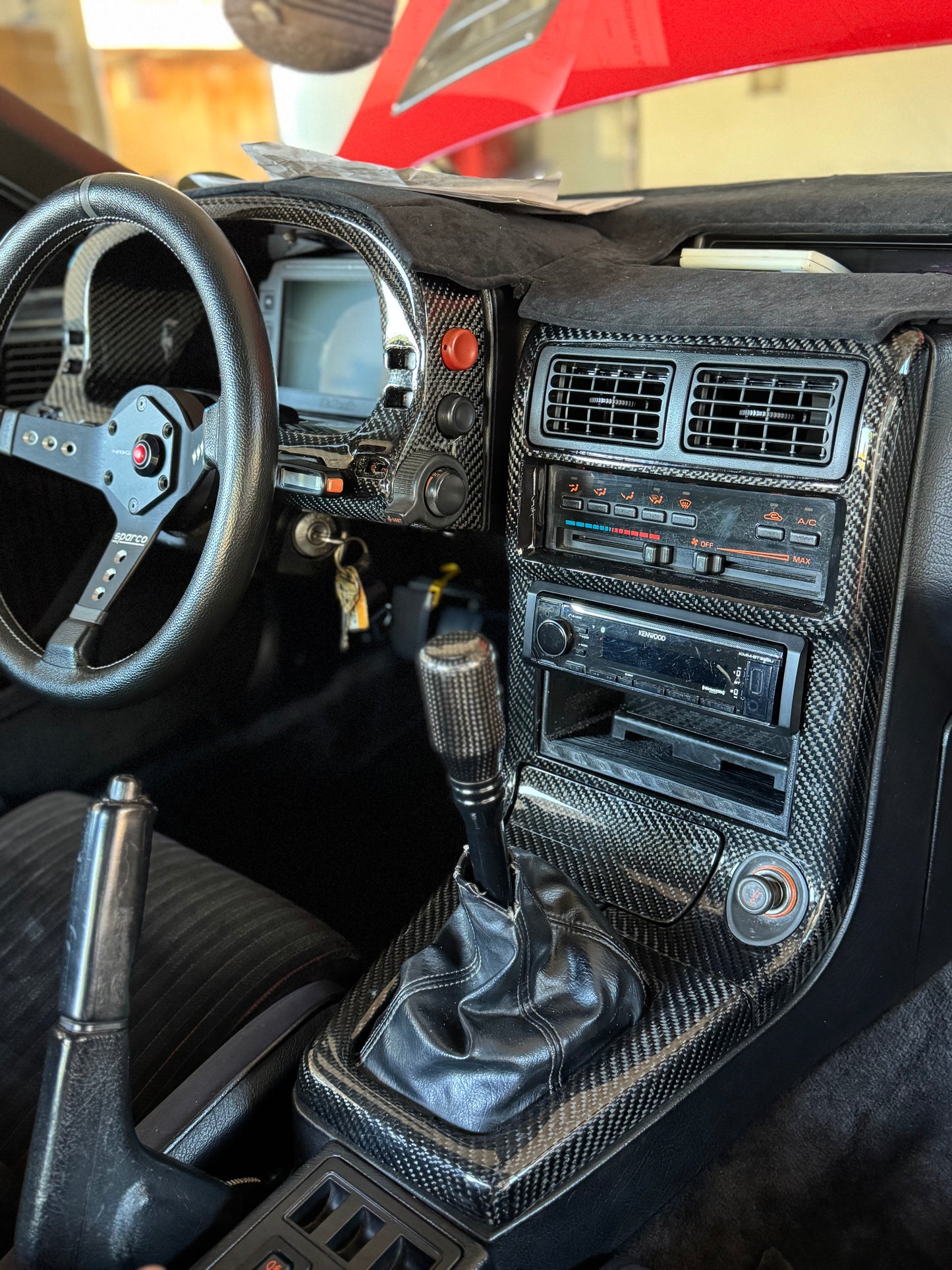 Rx7 fc carbon fiber cluster bezel