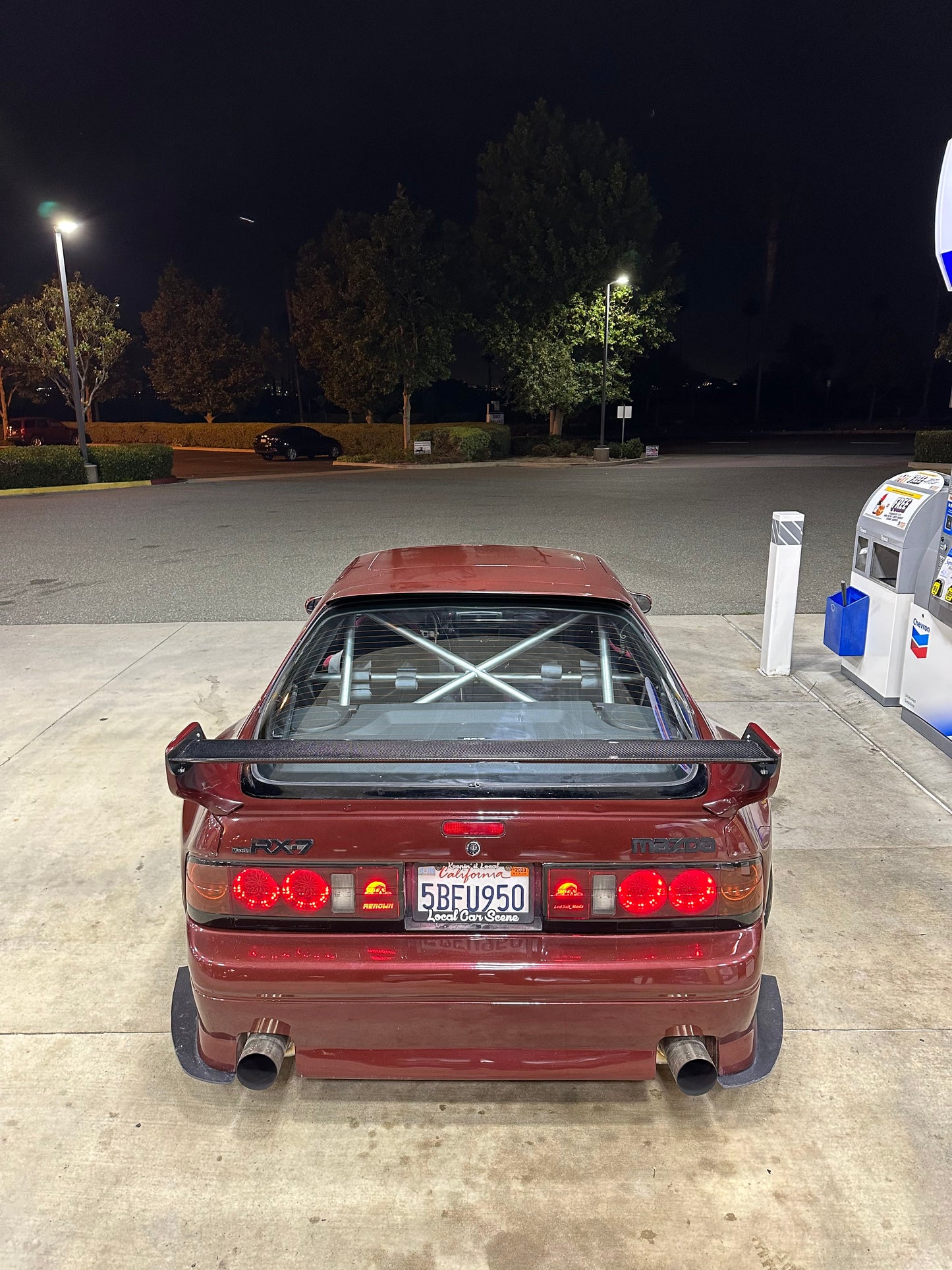 Rx7 Fc Kstyle Single CF blade spoiler