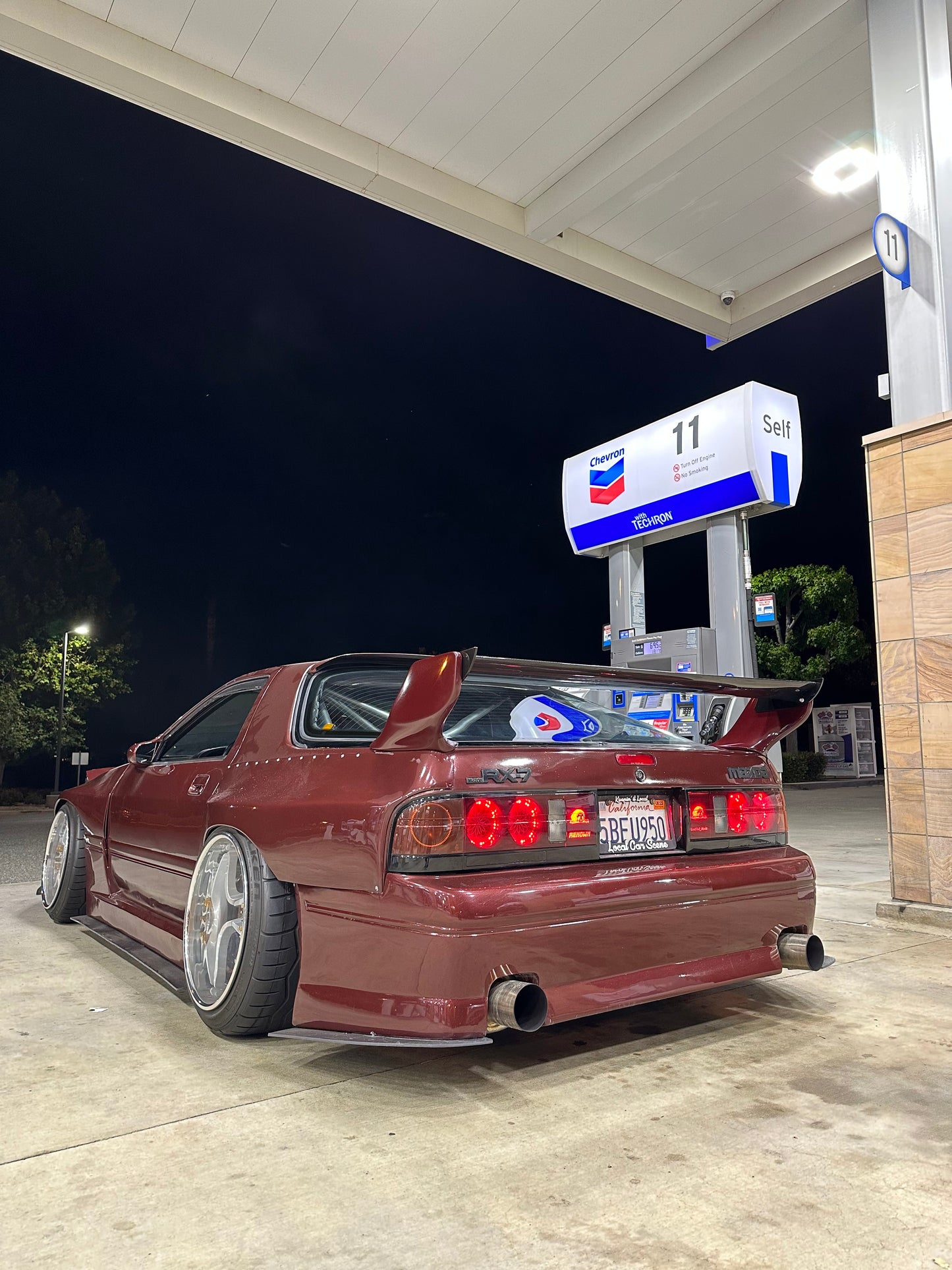 Rx7 Fc Kstyle Single CF blade spoiler