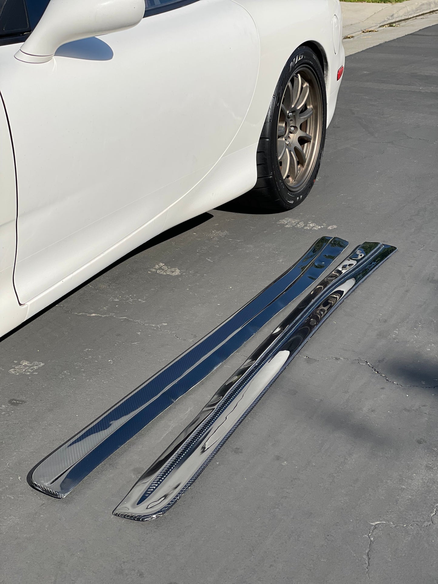 Rx7 Fd carbon fiber side steps