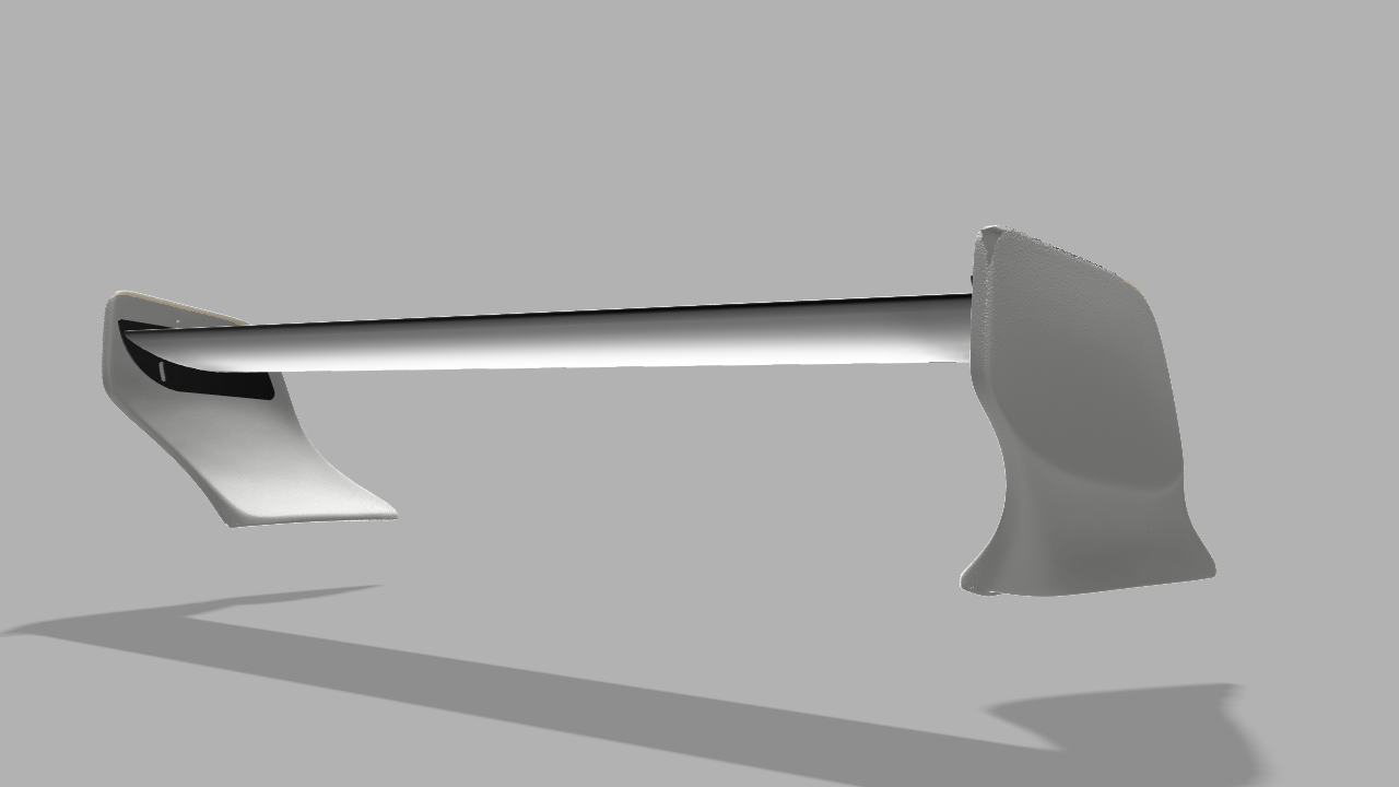 Rx7 FD KStyle single CF blade wing