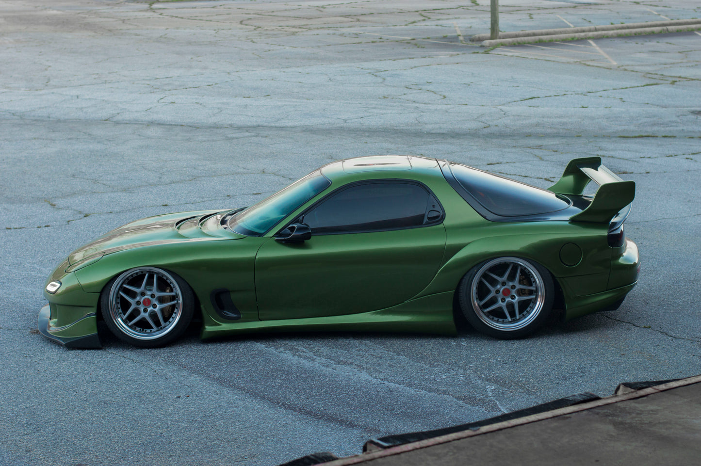 Rx7 FD KStyle single CF blade wing