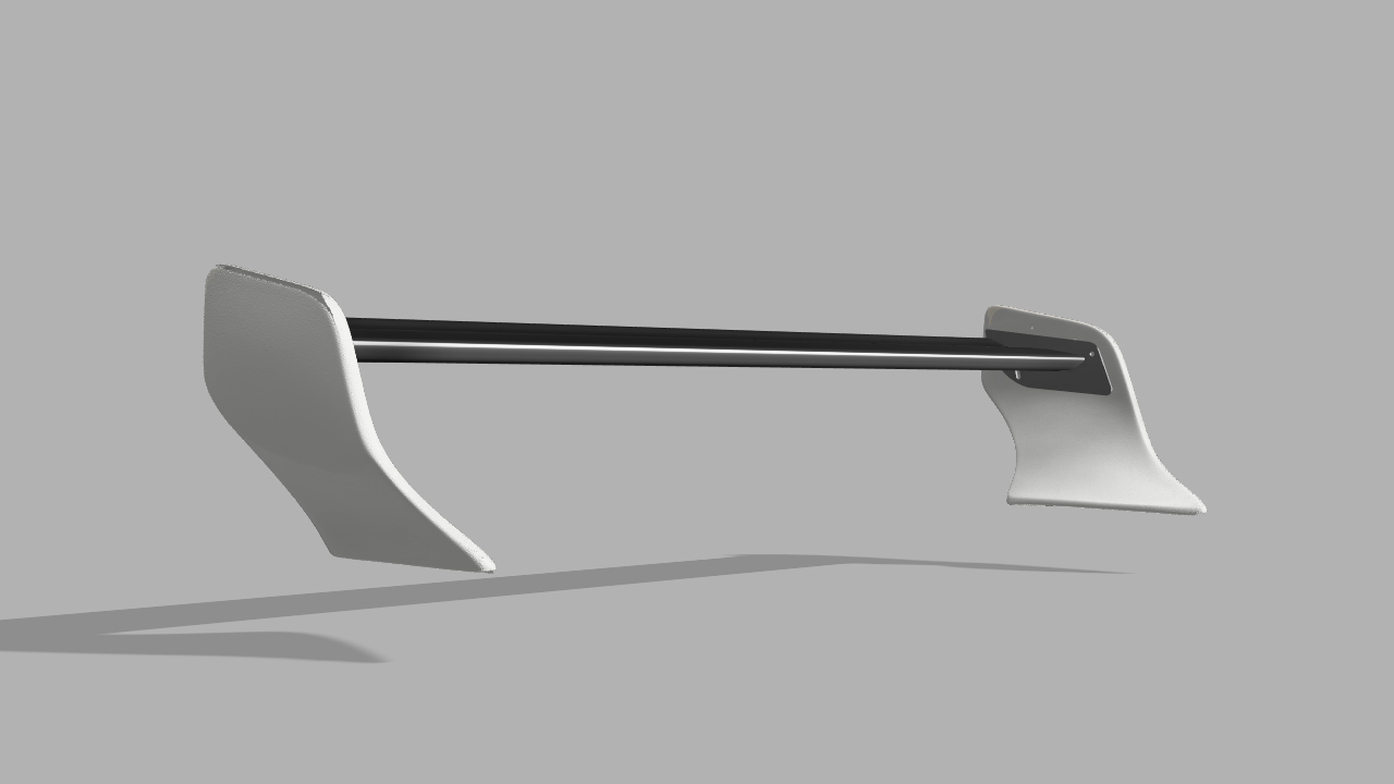 Rx7 FD KStyle single CF blade wing