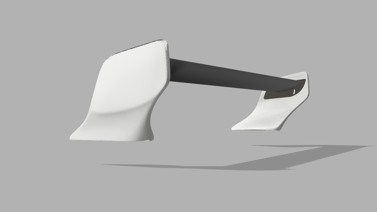 Rx7 FD KStyle single CF blade wing