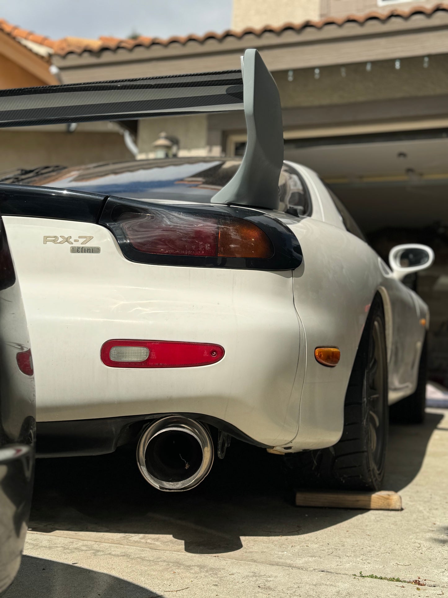 Rx7 FD KStyle single CF blade wing
