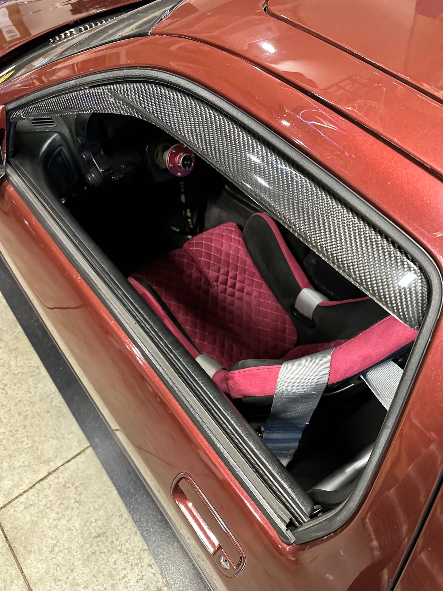 Rx7 Fc Carbon Fiber rain guards/ window visors