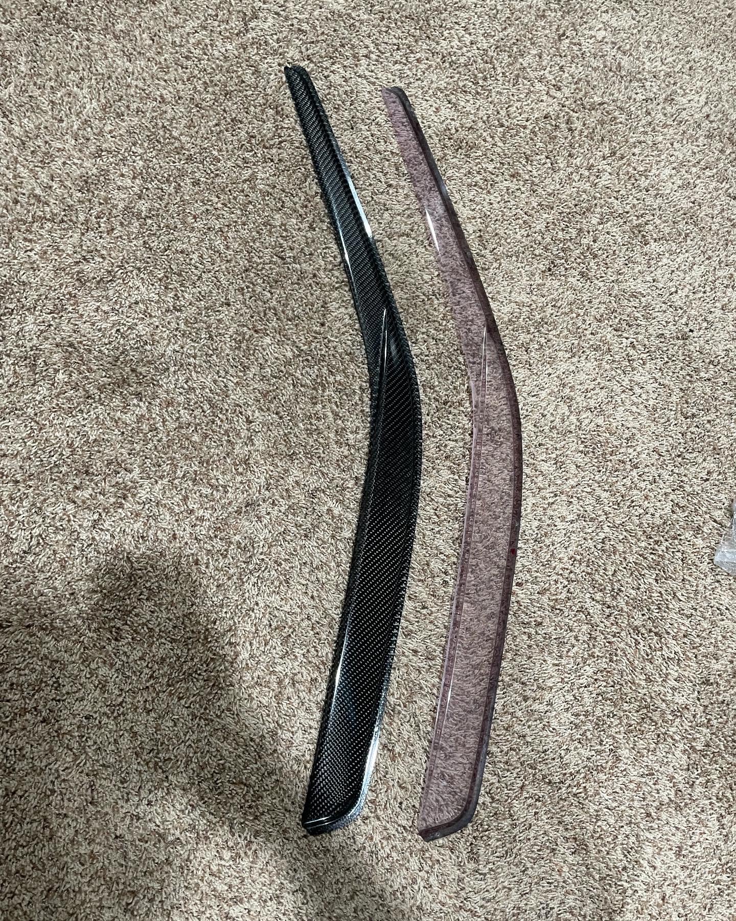 Rx7 Fc Carbon Fiber rain guards/ window visors