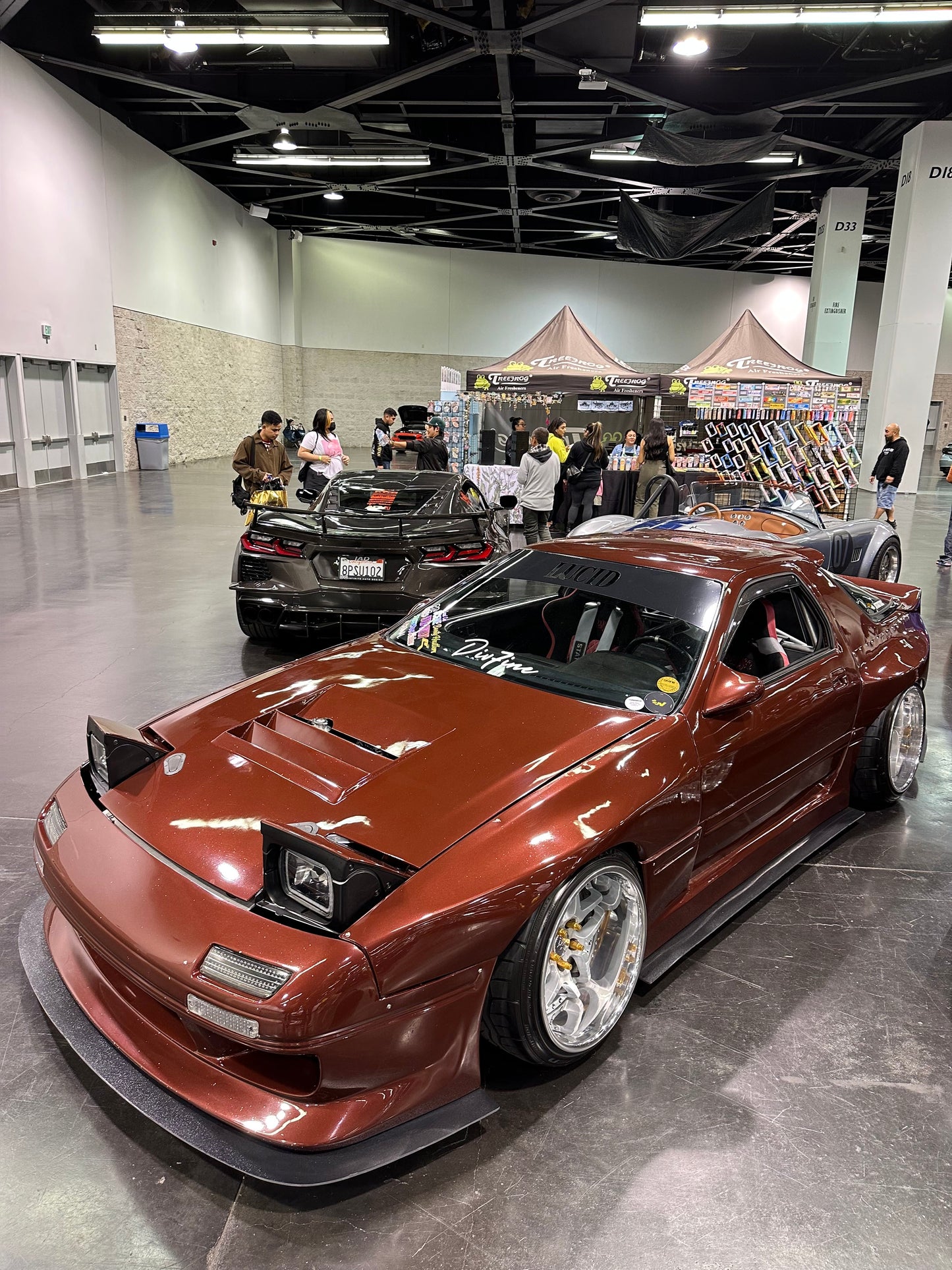 Rx7 Fc Carbon Fiber rain guards/ window visors