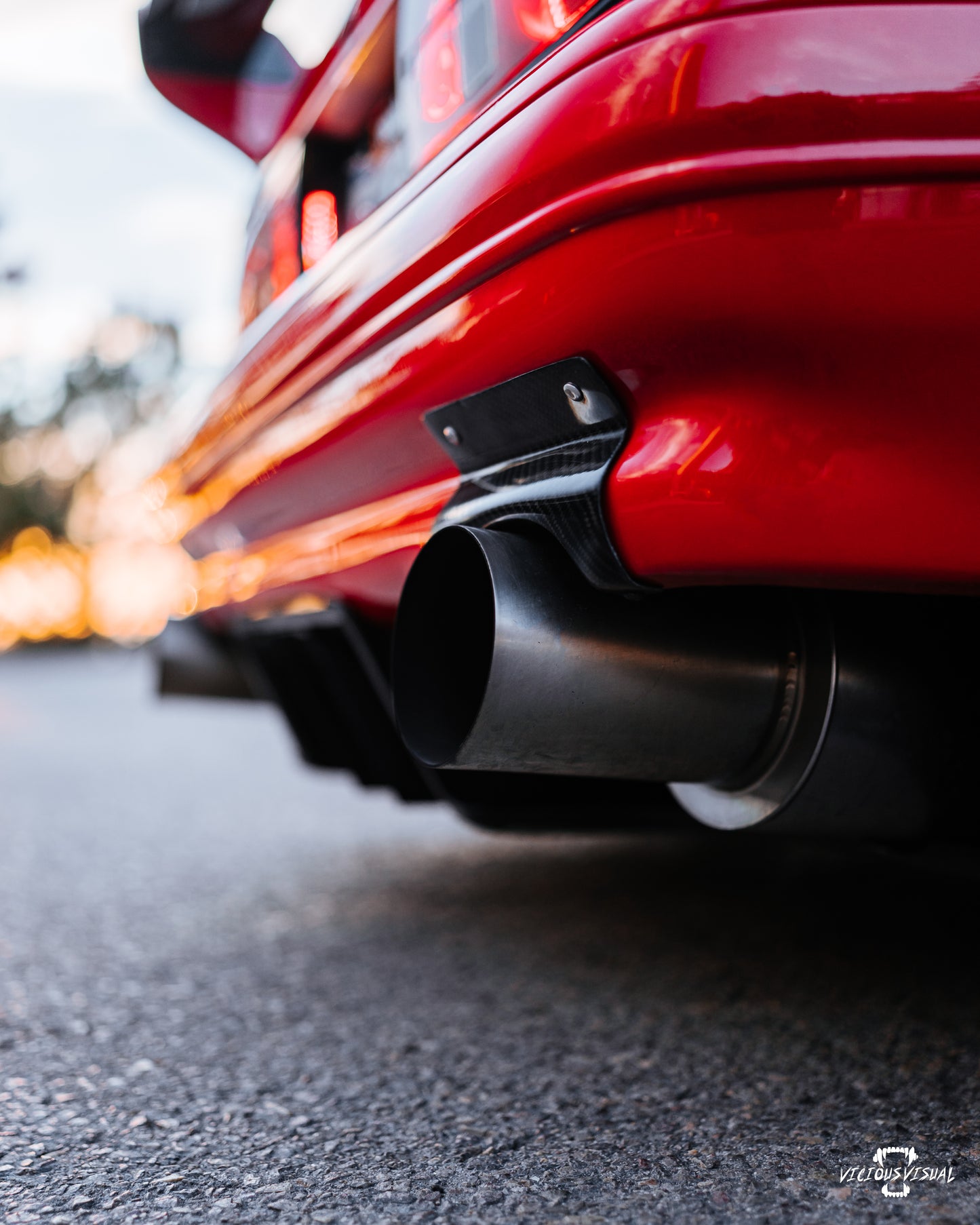 Rx7 s5 Fc Carbon Fiber Exhaust Guards