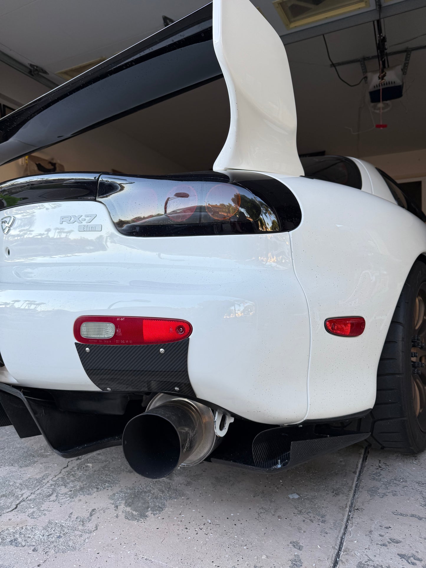 Rx7 Fd carbon fiber exhaust guard