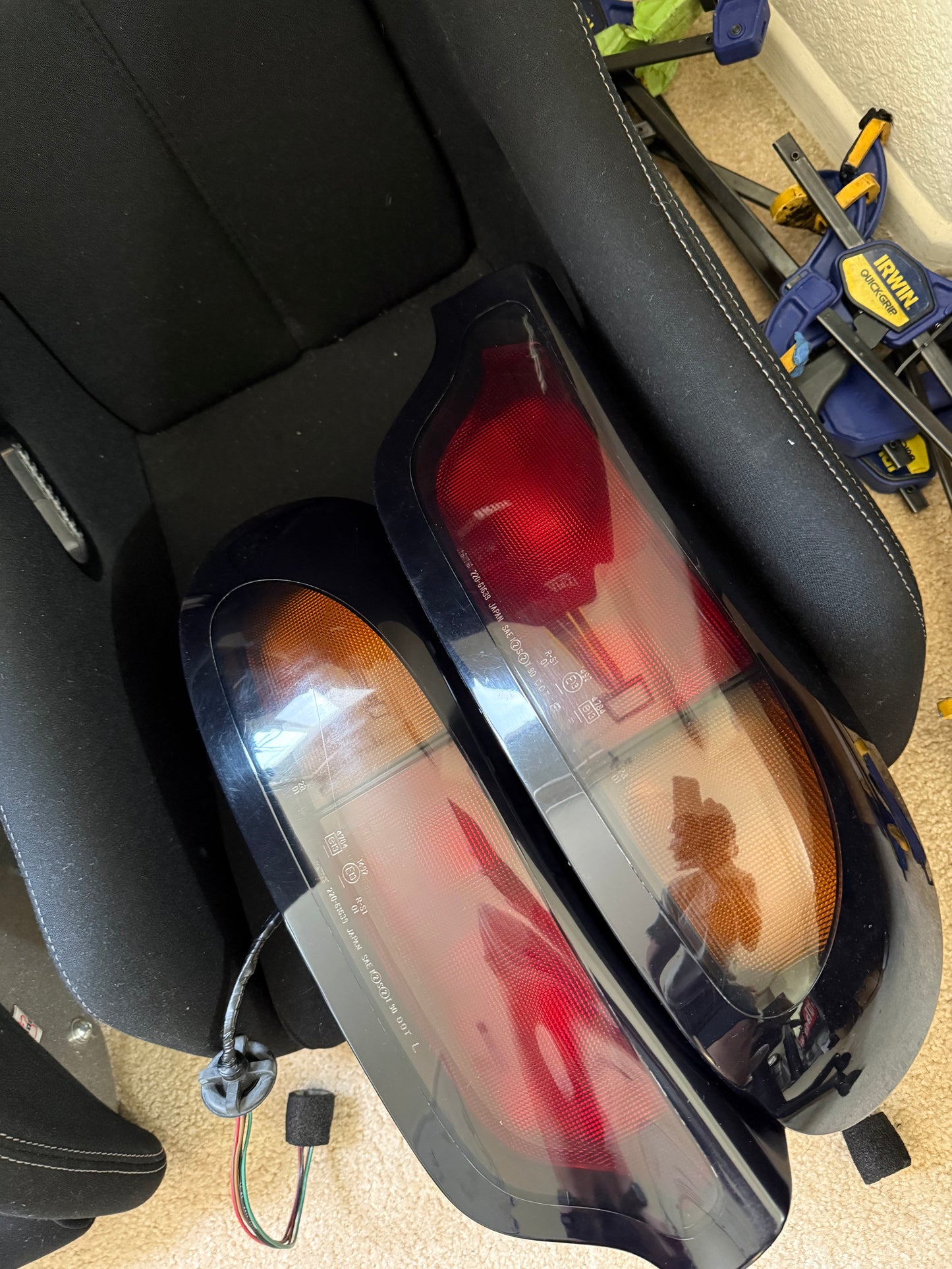 Rx7 FD 99 spec led converted tail lights