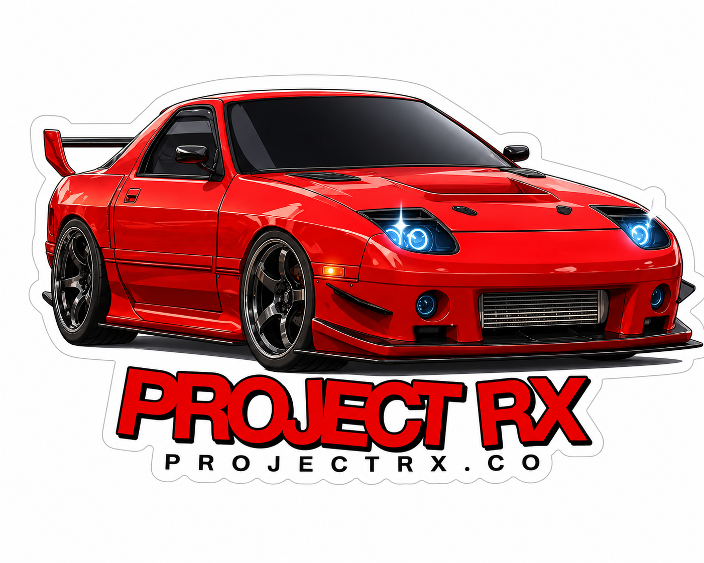 Red Fc decal