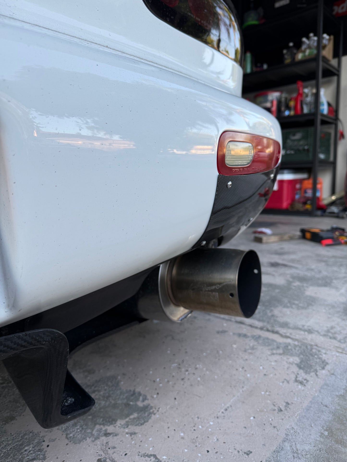 Rx7 Fd carbon fiber exhaust guard