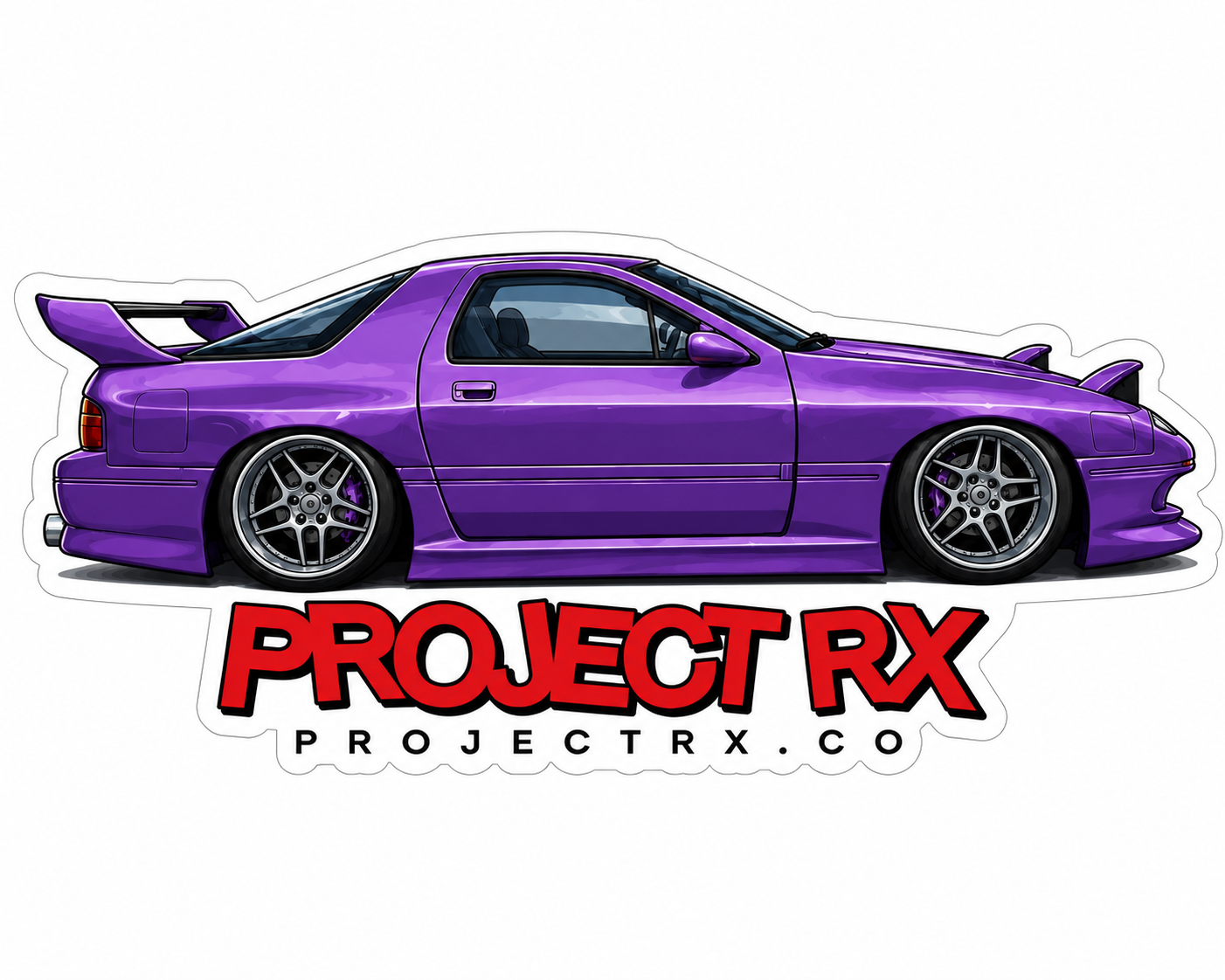 Purple fc decal