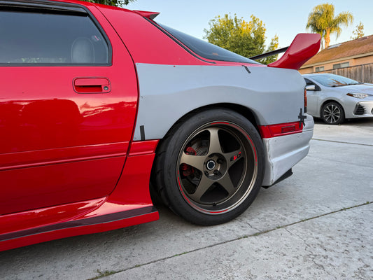 Rx7 fc Panspeed style flared over fenders
