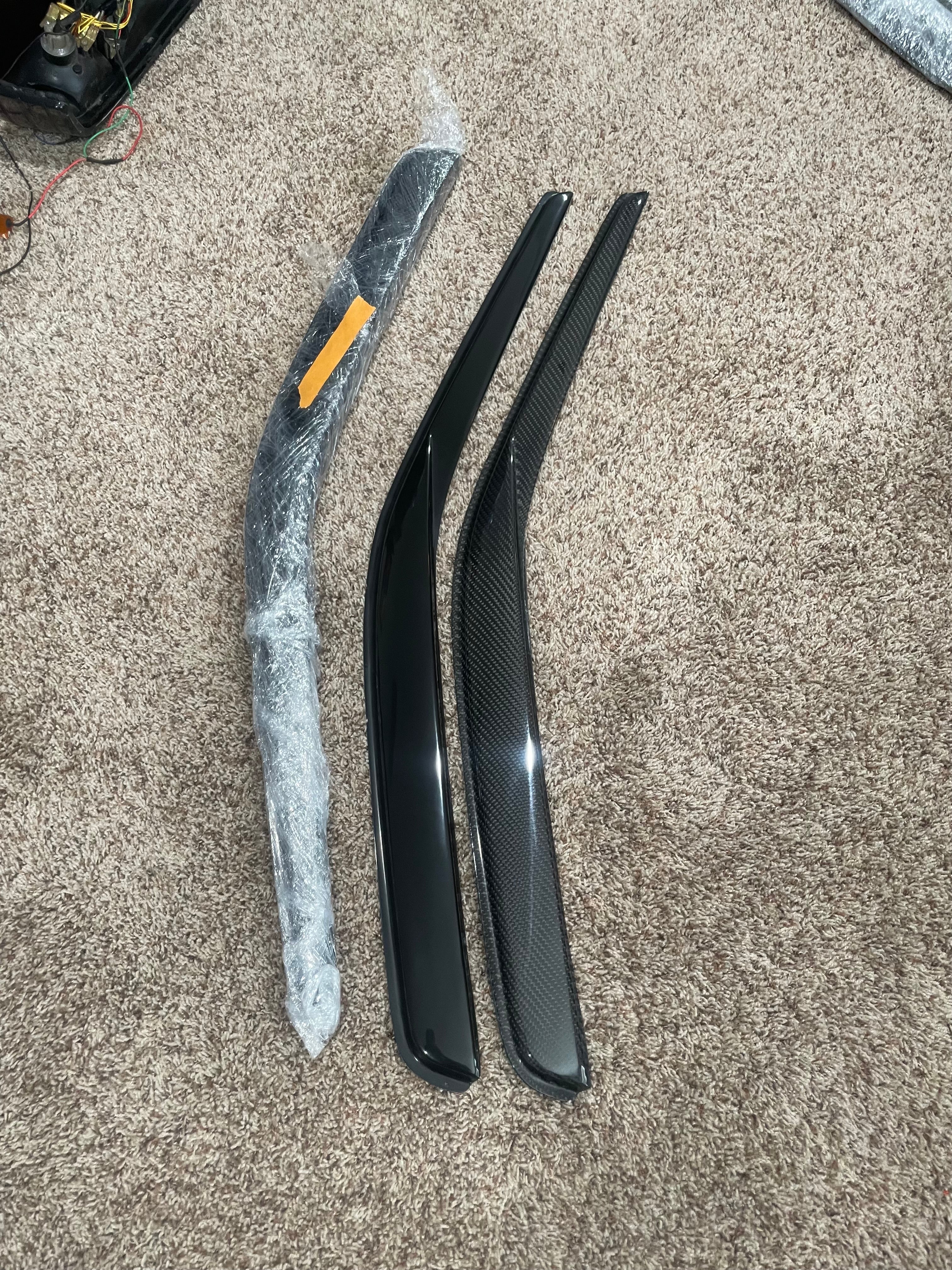 Fd Rx7 Side Window Caps RX7 FC Fiberglass Rain Guards Window Visors – Project.Rx