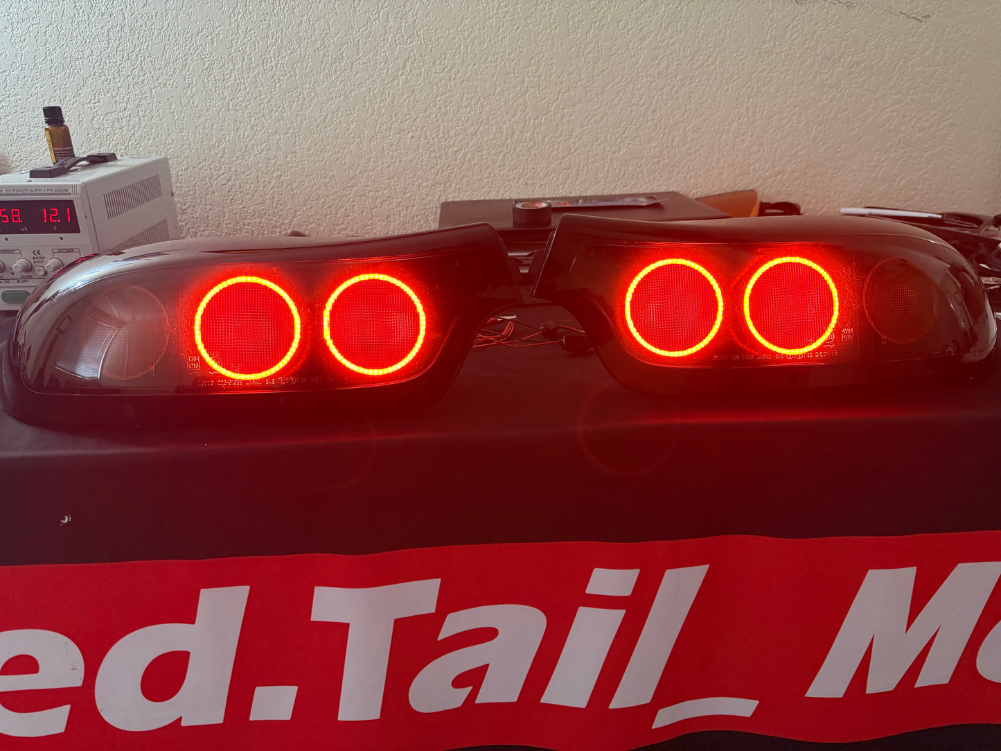 Rx7 FD 99 spec led converted tail lights