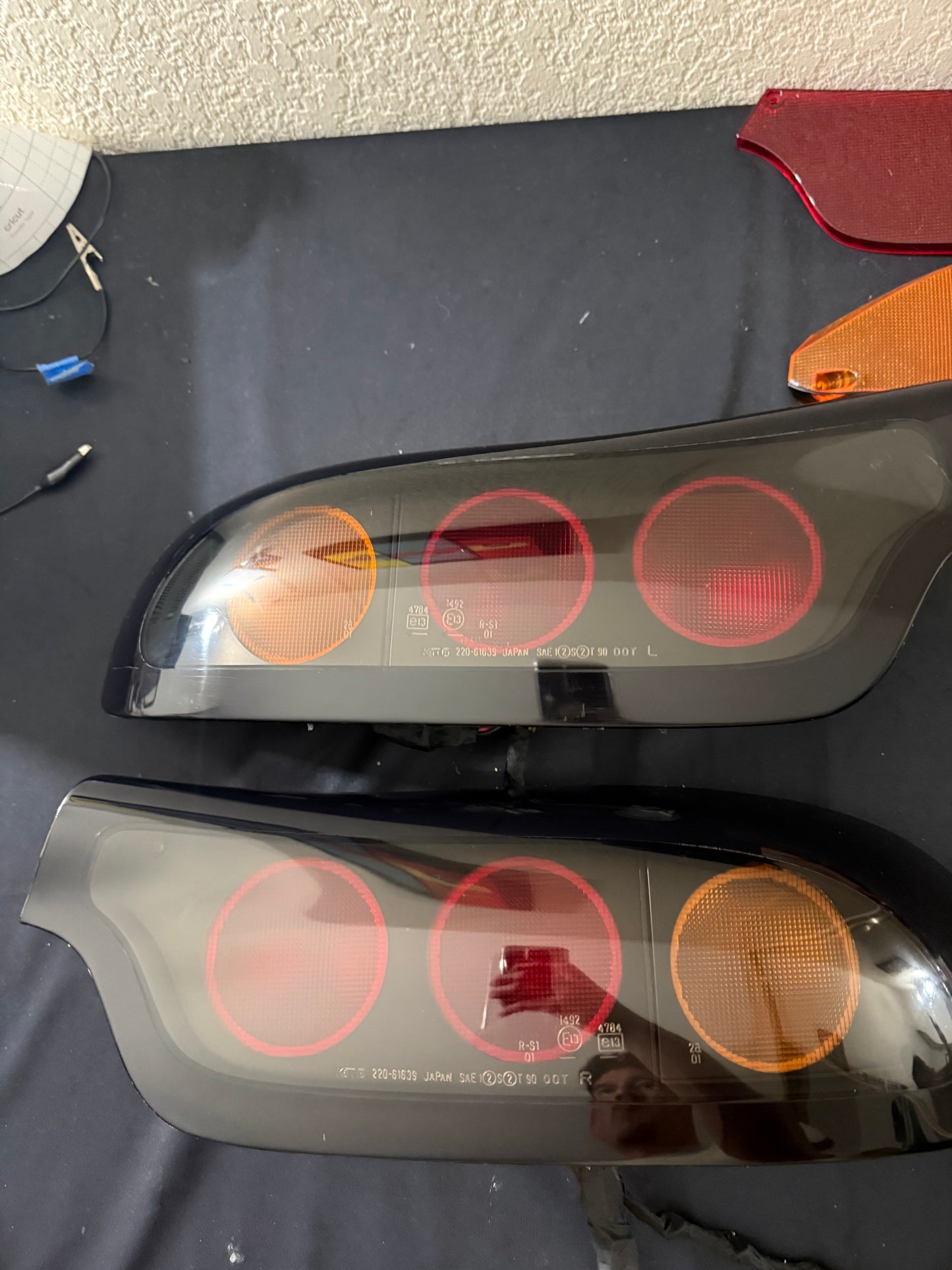 Rx7 FD 99 spec led converted tail lights