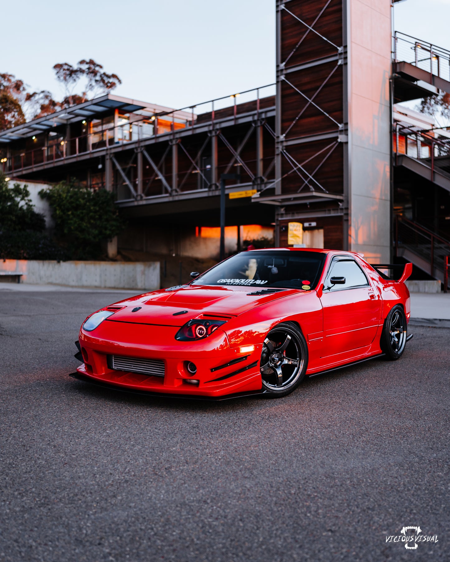 Rx7 fc RE style carbon canards