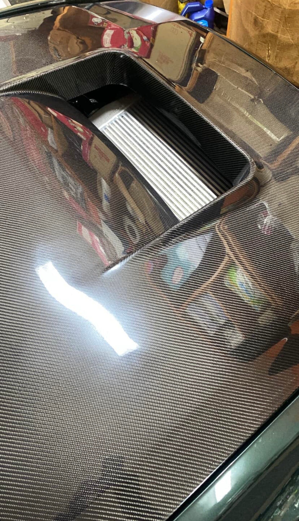 Rx7 Fc Carbon Fiber Drop Vent Hood