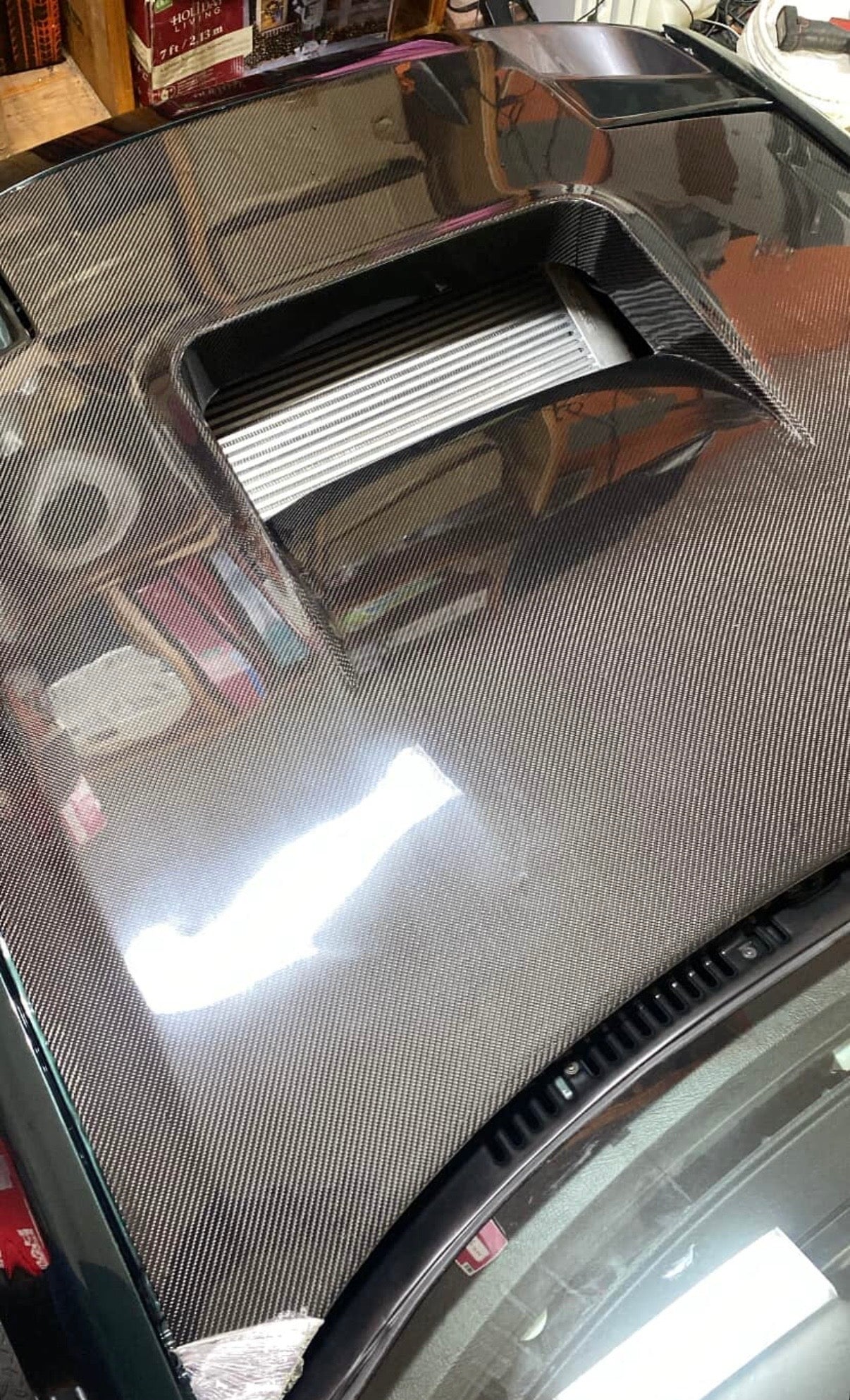 Rx7 Fc Carbon Fiber Drop Vent Hood