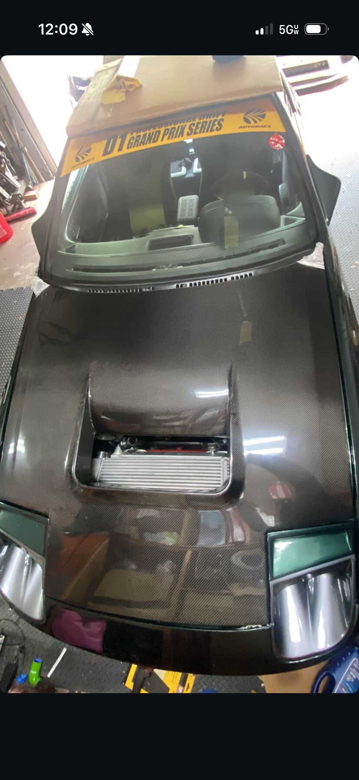 Rx7 Fc Carbon Fiber Drop Vent Hood