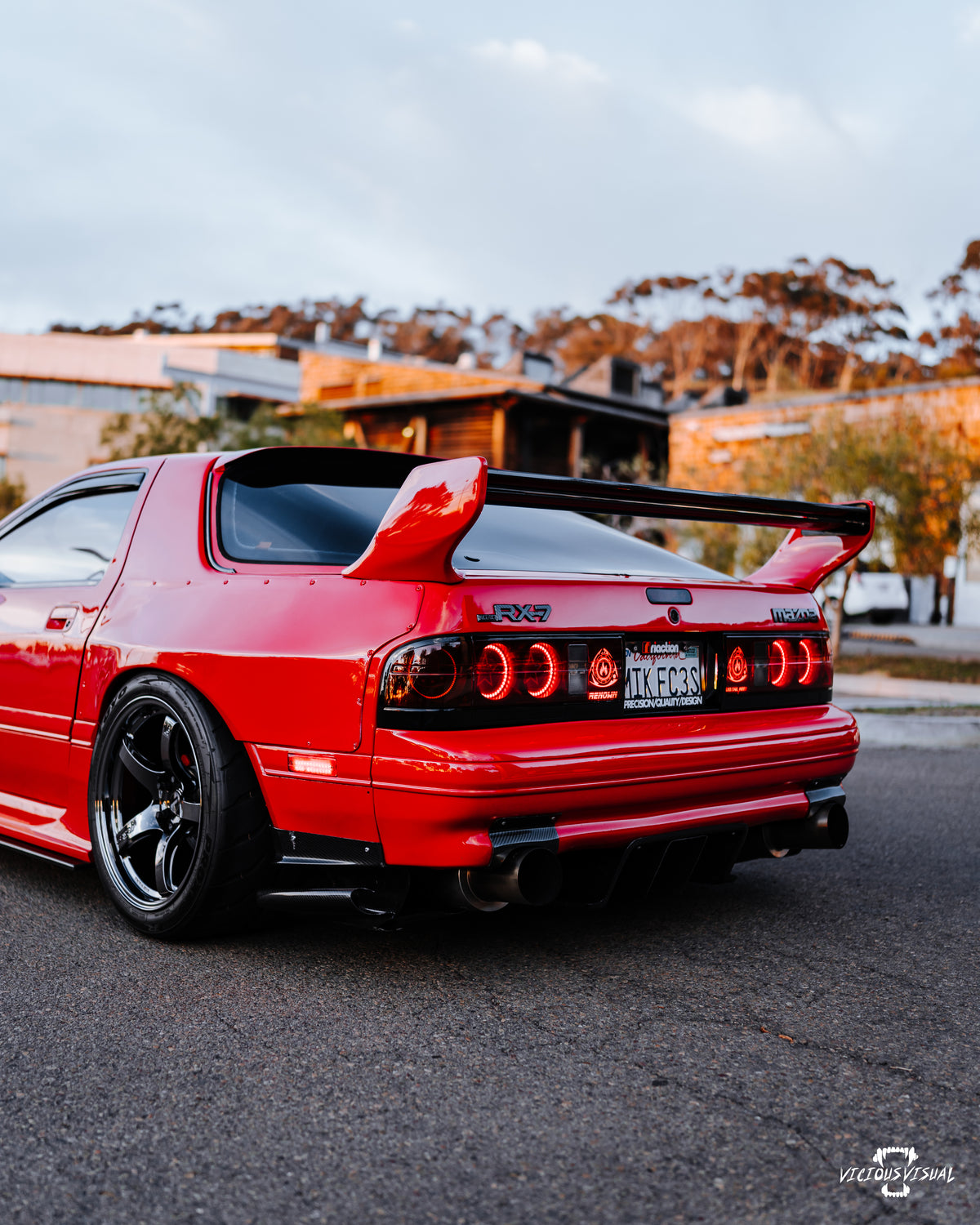 Fc Rx7 Rear Spool RX7 FC +30mm Rear Fenders Fiberglass Set – Project.Rx